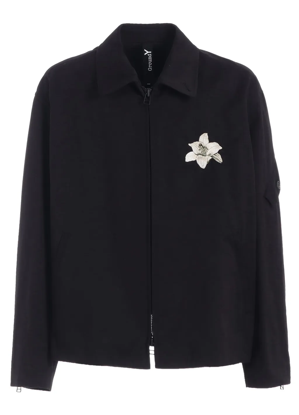 Whipcord Lily Embroidered Souvenir Jacket