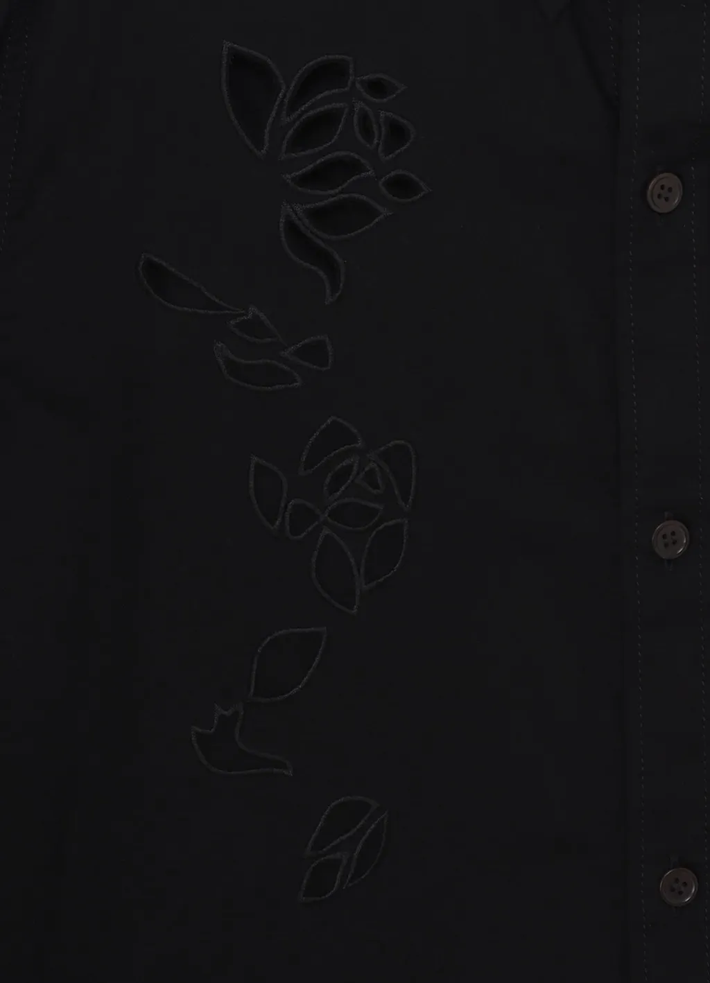 Cutwork Embroidery Light Twill Shirt