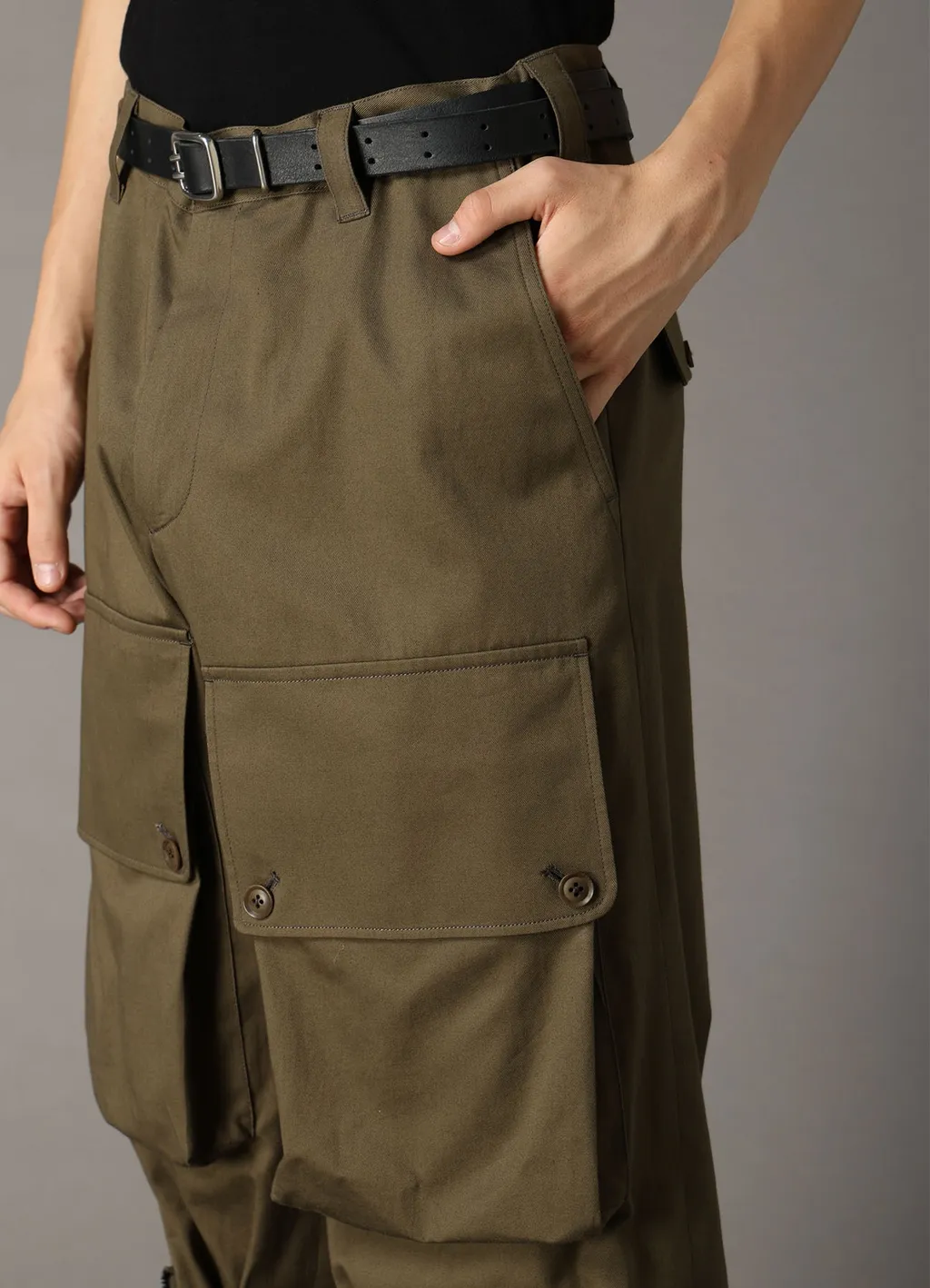 Katsuragi Zipper Jodhpurs Cargo Pants