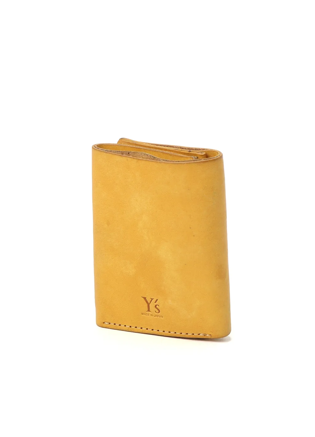 Vegetable-Tanned Nubuck Leather Trifold Wallet