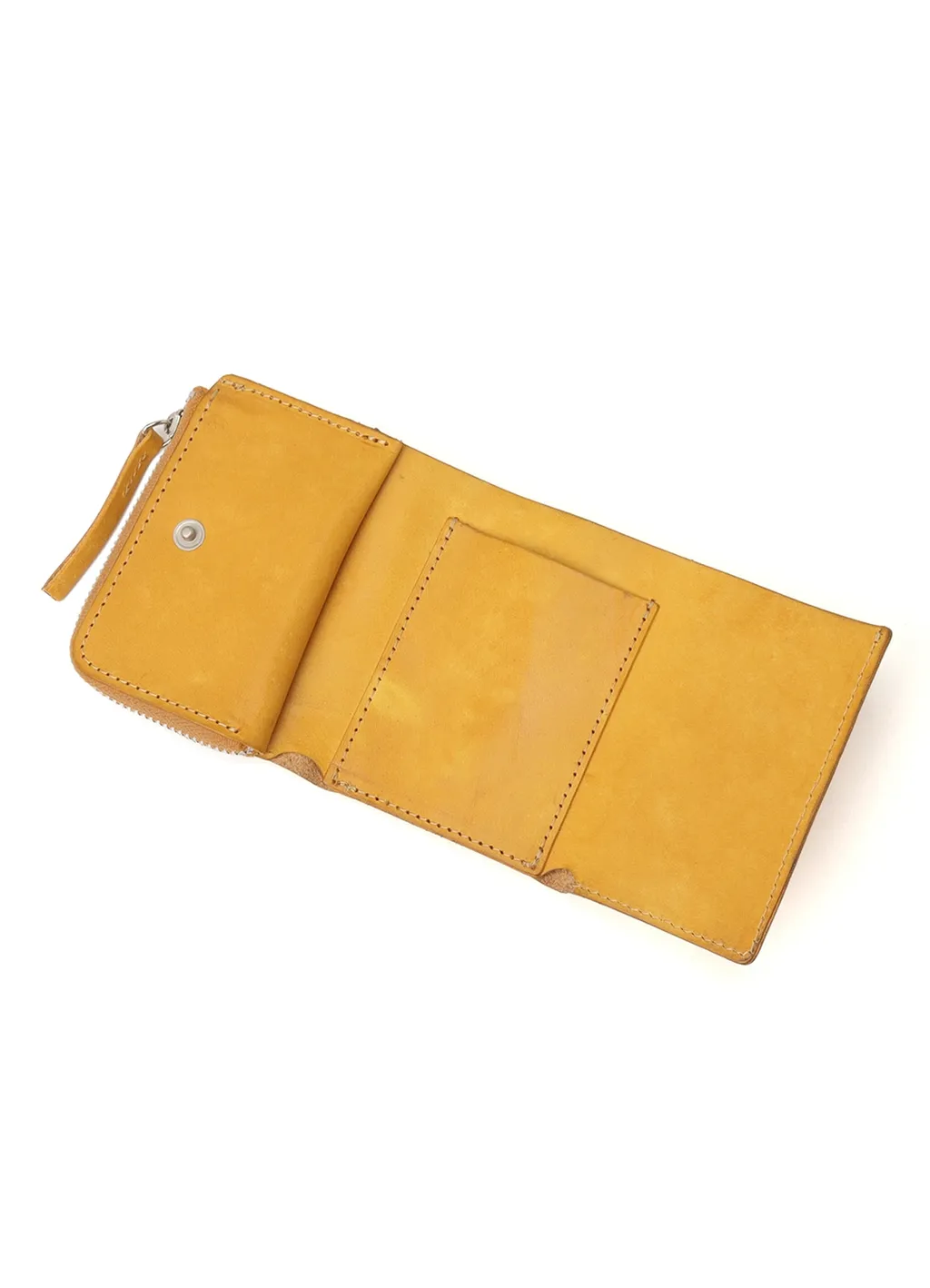 Vegetable-Tanned Nubuck Leather Trifold Wallet