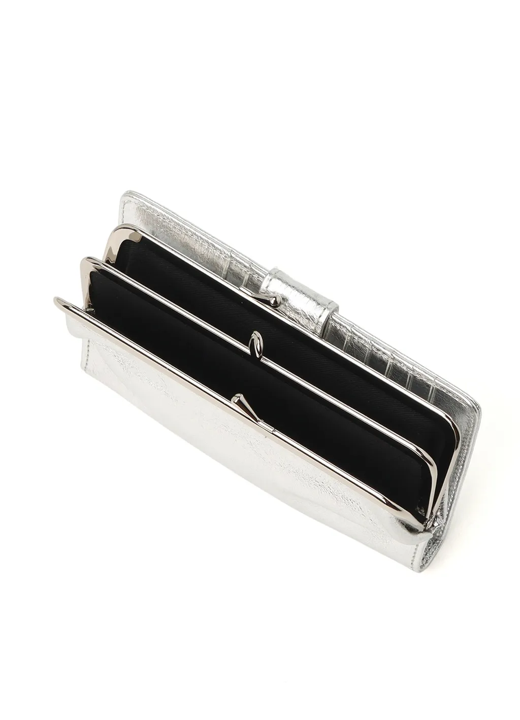 Foil Smooth Leather Long Wallet