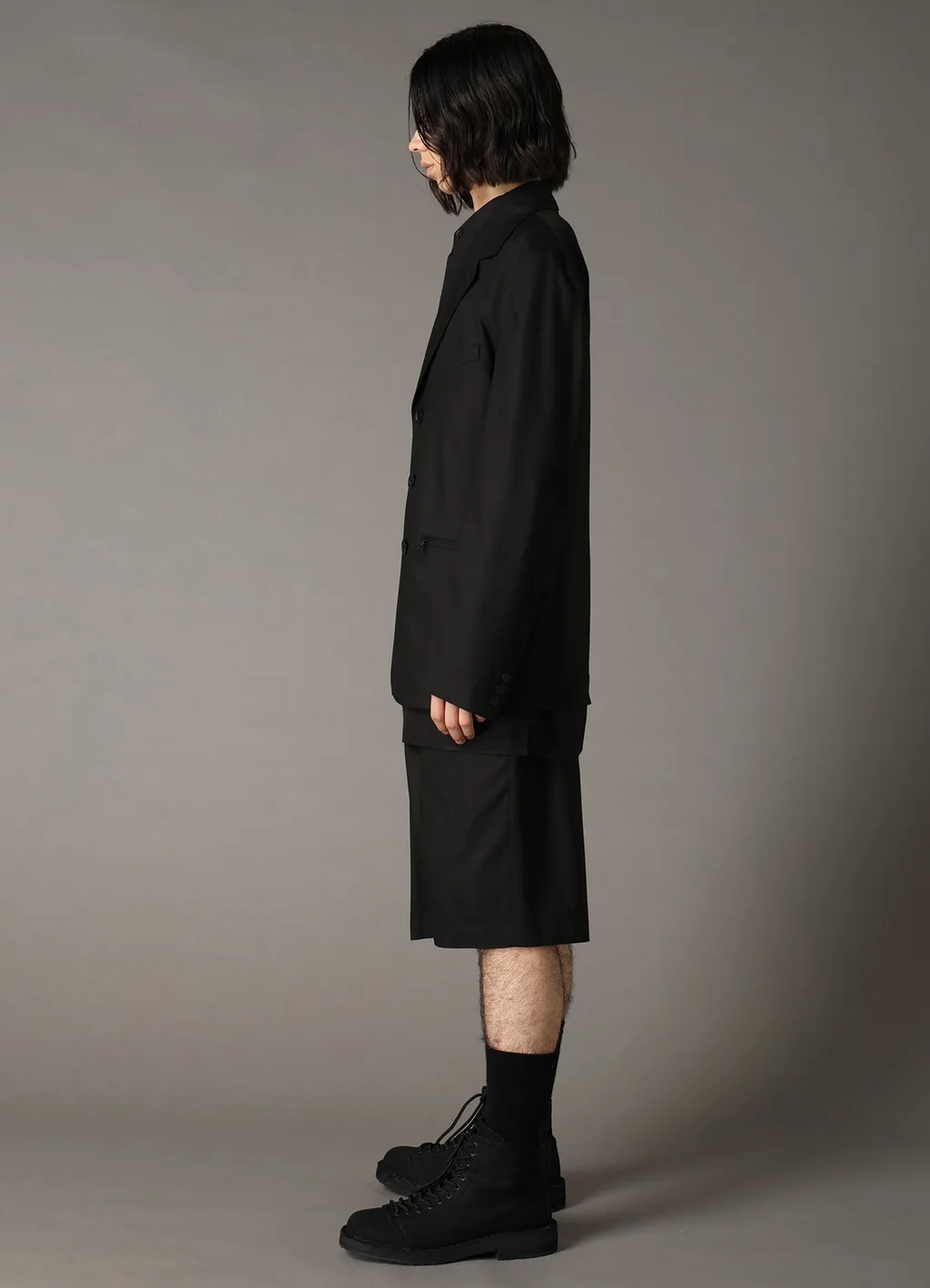 Tr Twill 3-Button Zip Pocket Tailored Jacket