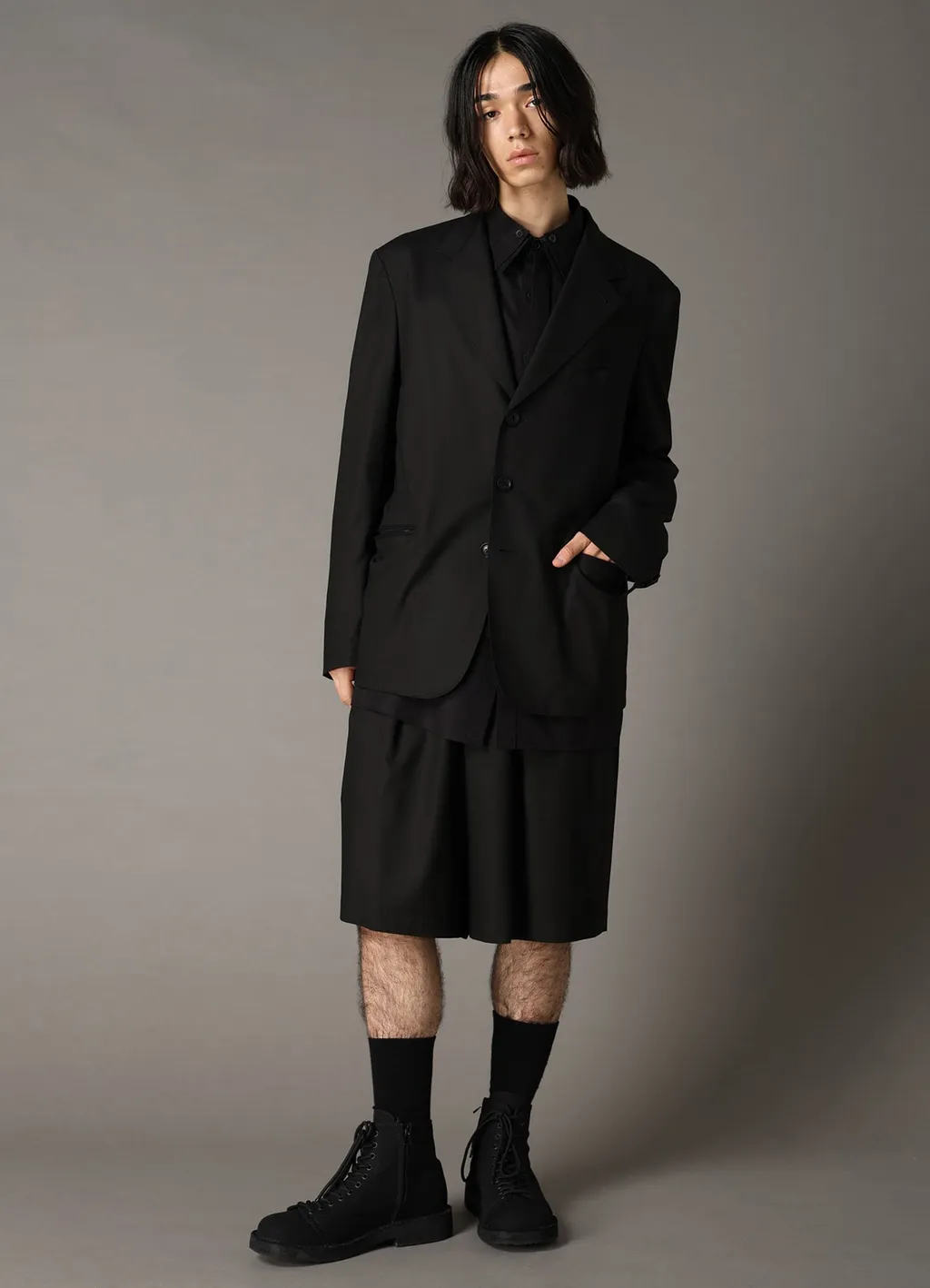 Tr Twill 3-Button Zip Pocket Tailored Jacket