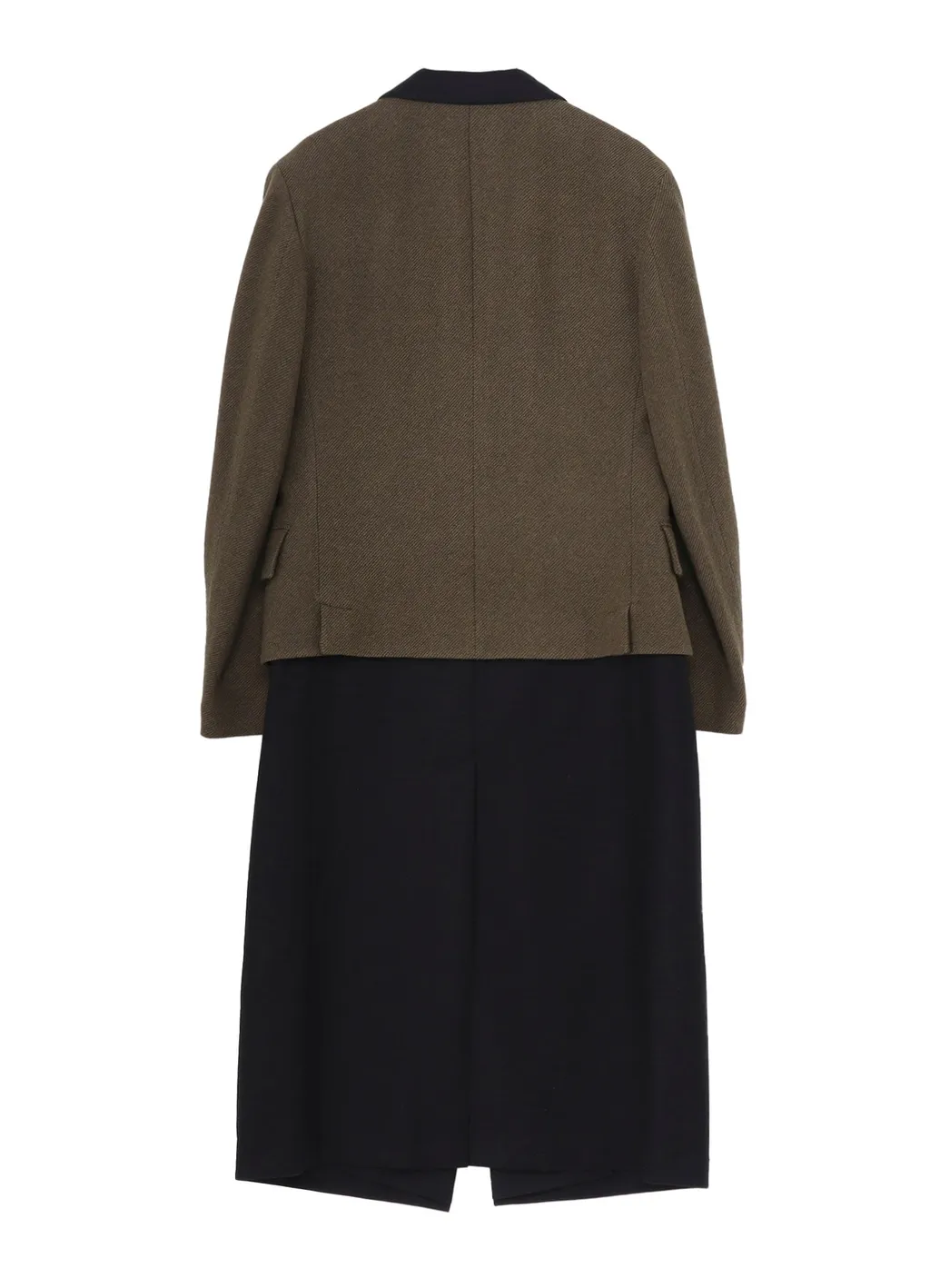 Yohji Yamamoto × Pendleton Docking Long Jacket B