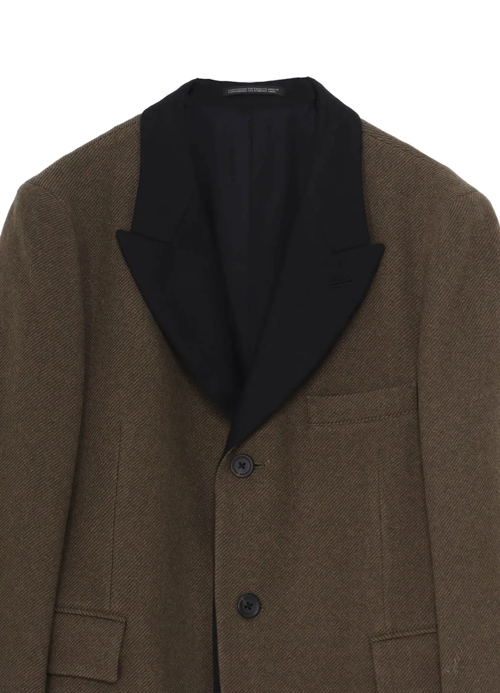 Yohji Yamamoto × Pendleton Docking Long Jacket B