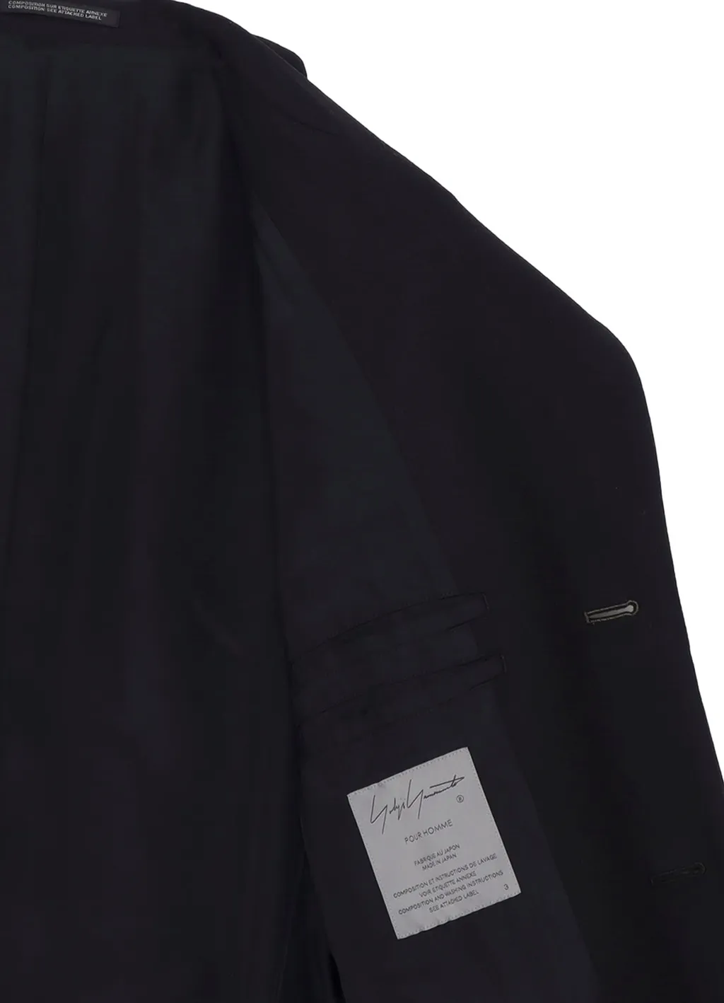 Yohji Yamamoto × Pendleton Docking Long Jacket B