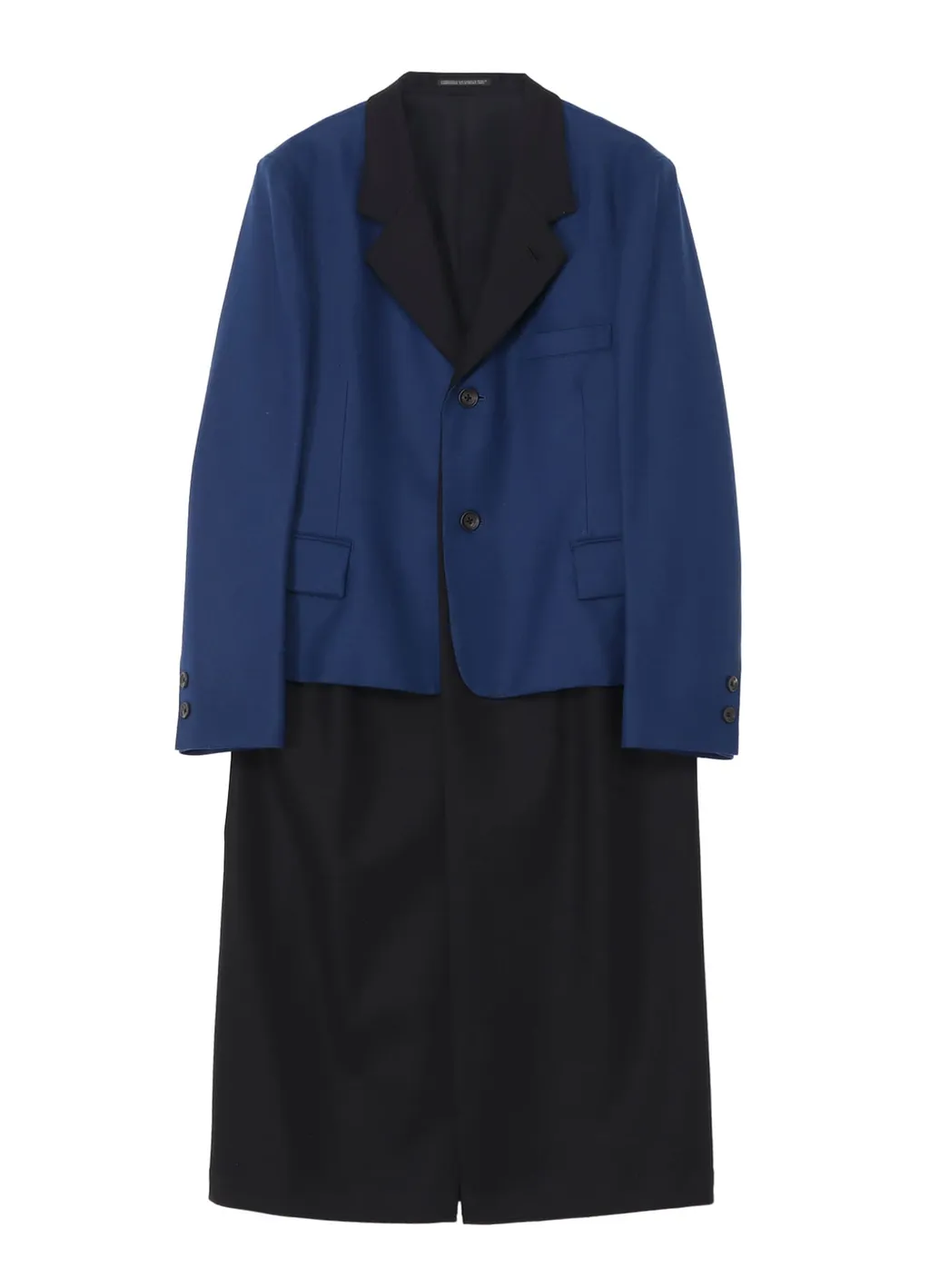 Yohji Yamamoto × Pendleton Docking Long Jacket A
