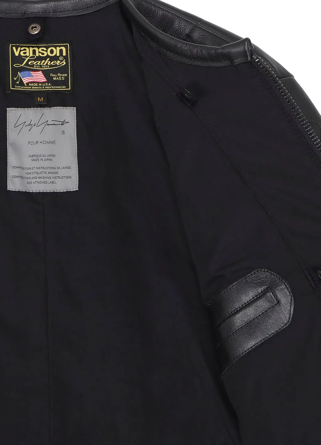 Yohji Yamamoto × Vanson Leathers Bone Jacket
