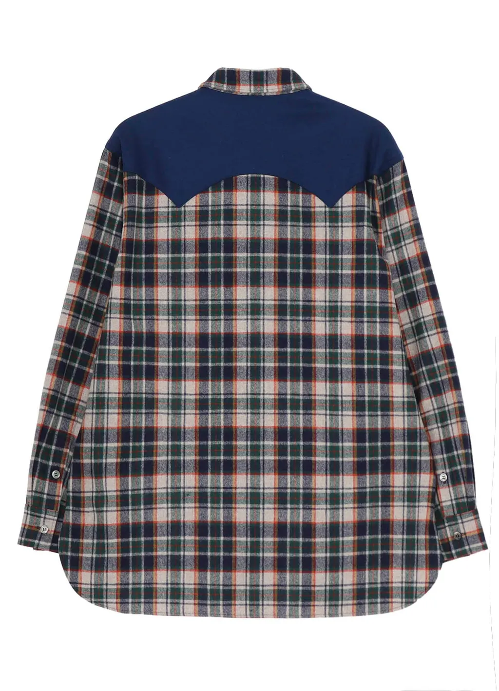 Yohji Yamamoto × Pendleton Plaid Blouse B