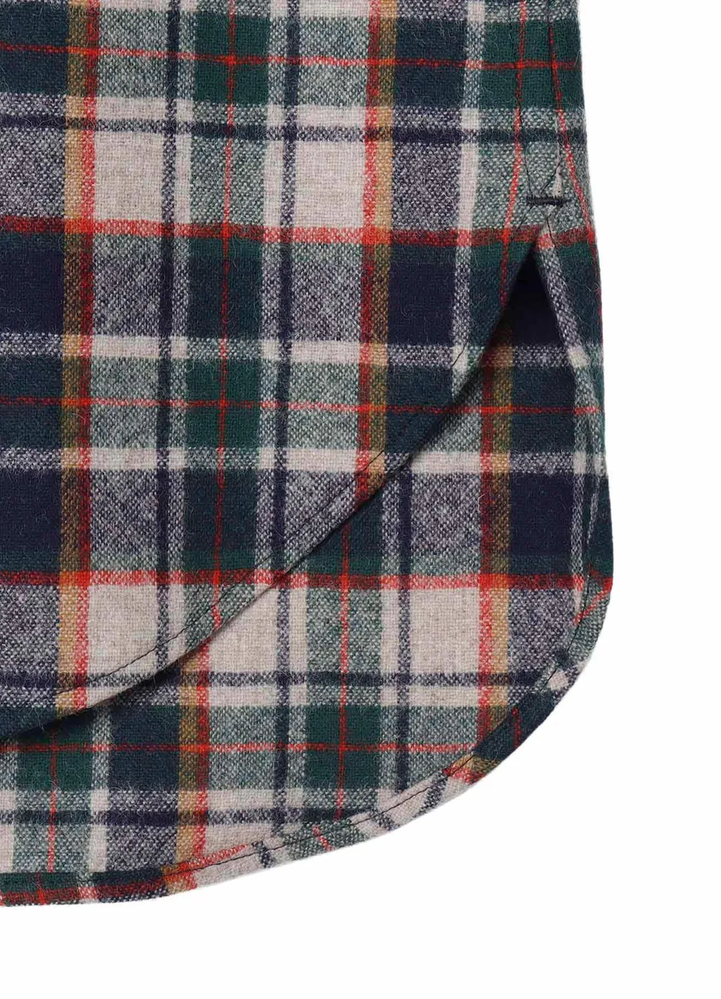 Yohji Yamamoto × Pendleton Plaid Blouse B
