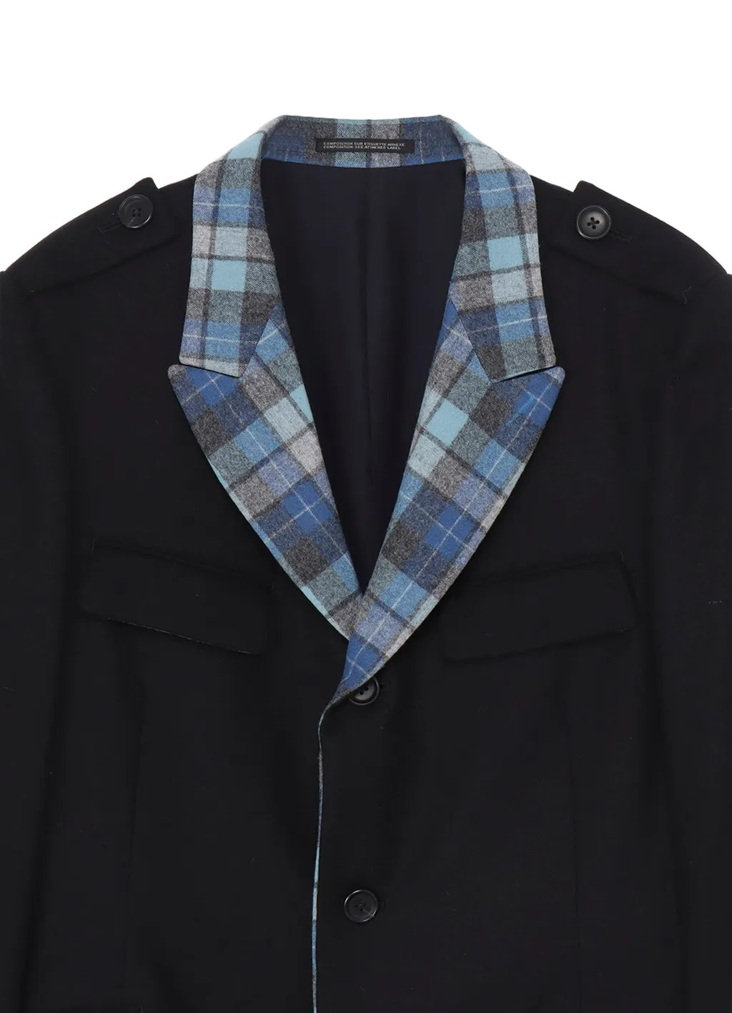 Yohji Yamamoto × Pendleton Docking Short Jacket B
