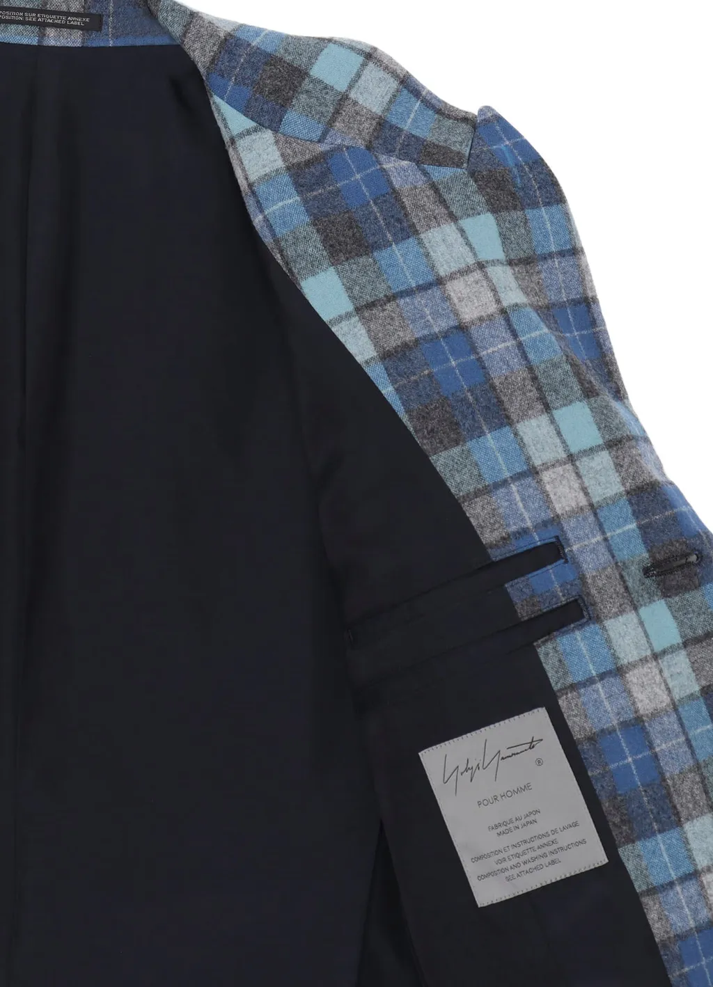 Yohji Yamamoto × Pendleton Docking Short Jacket B