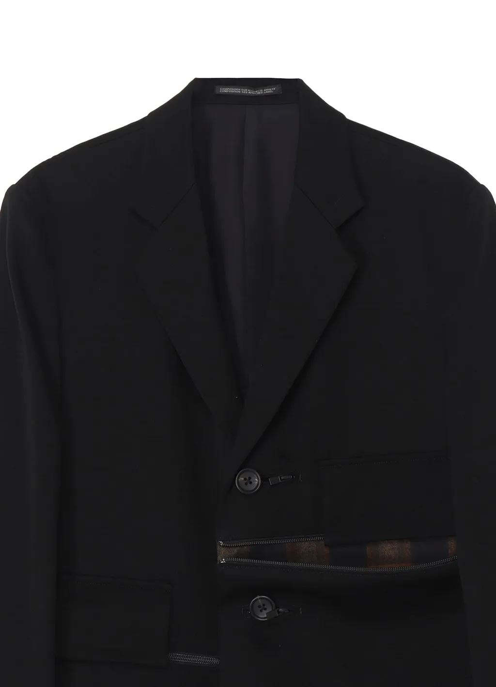 Yohji Yamamoto × Pendleton Zipper Long Jacket