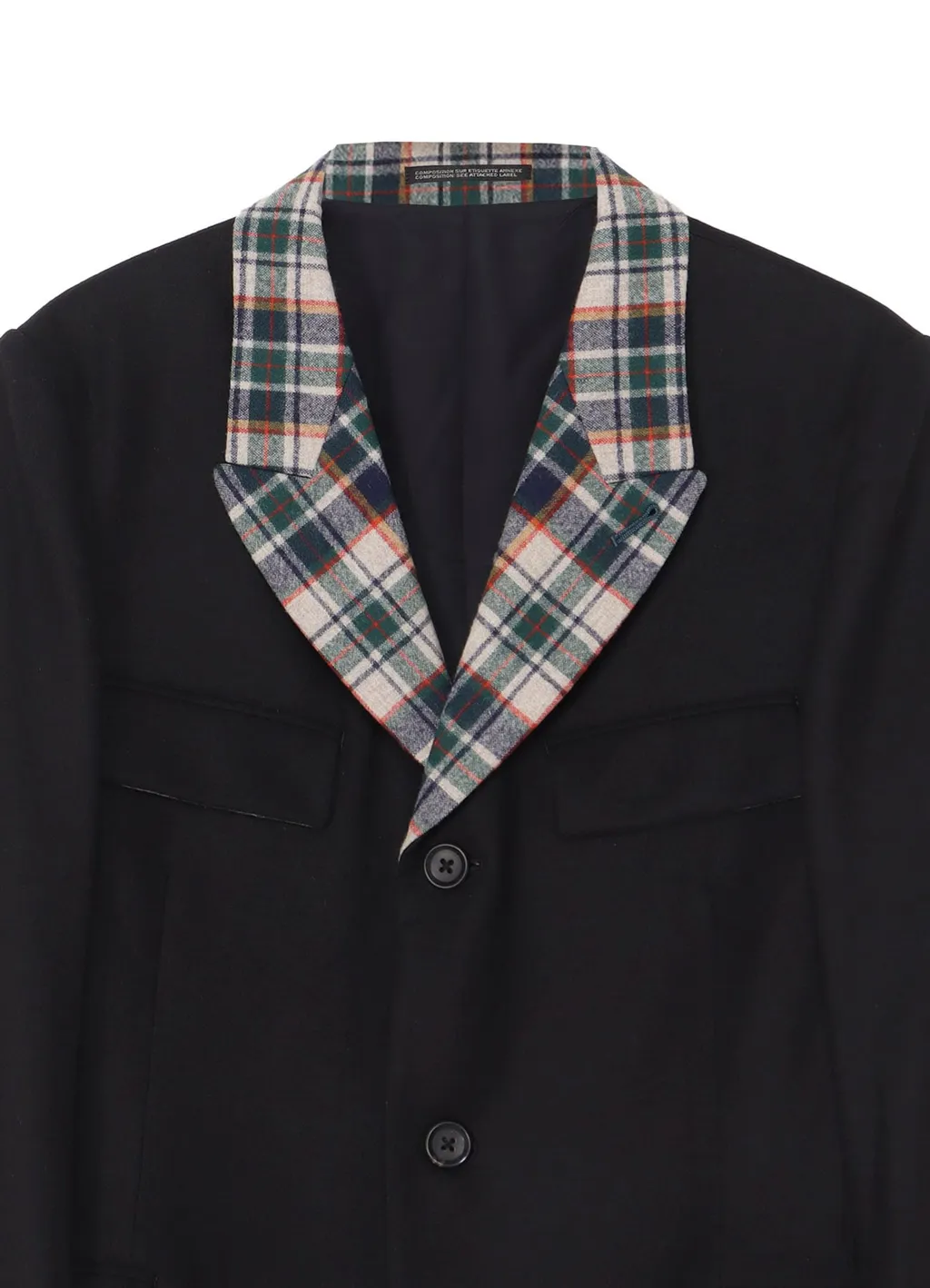 Yohji Yamamoto × Pendleton Docking Short Jacket A