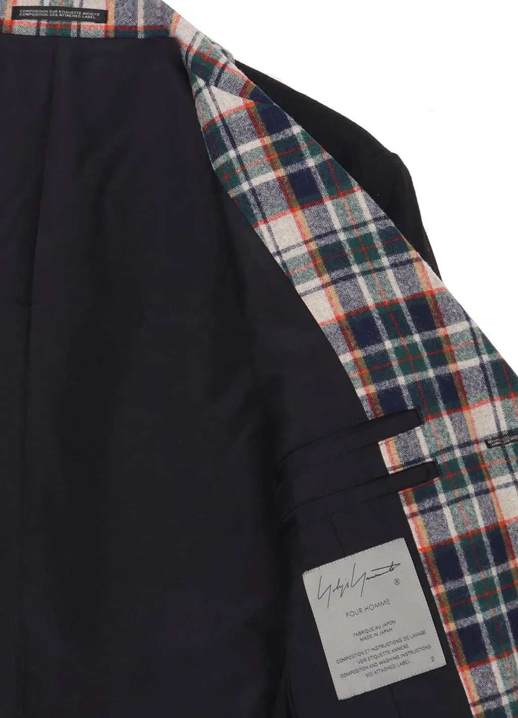 Yohji Yamamoto × Pendleton Docking Short Jacket A