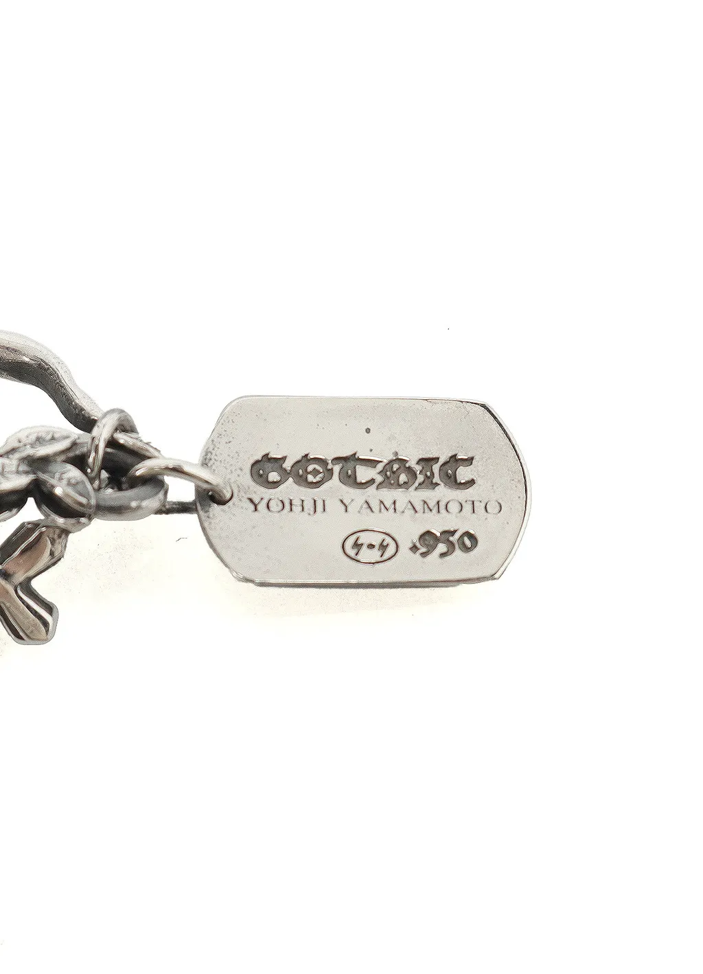 Silver950 Scull Heart Dagger Pendant