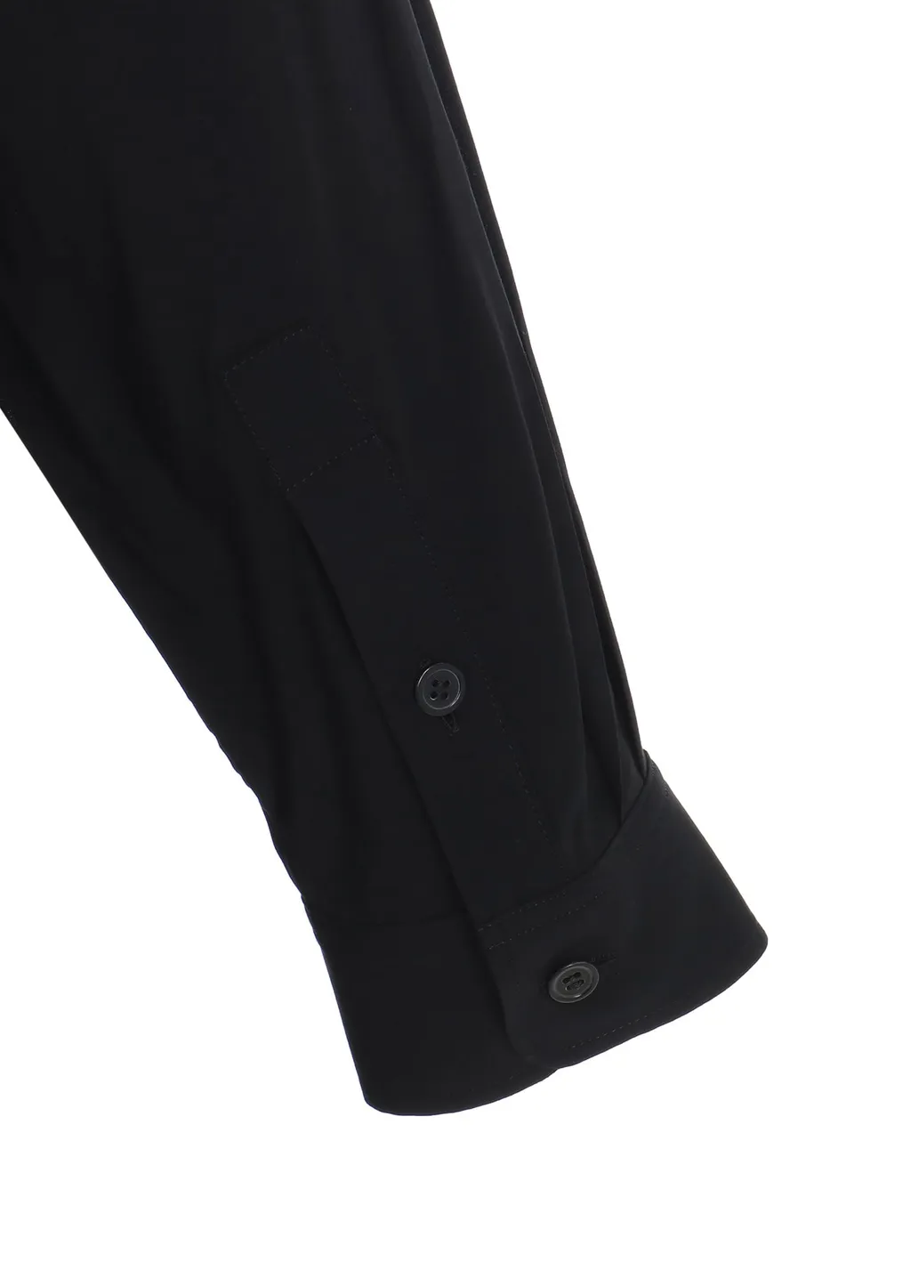 Rayon Monochrome Panel Tuck Collar Shirt