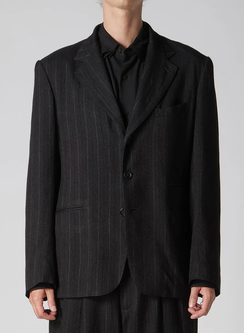 Zip Opened Cuff 3-Button Jacket