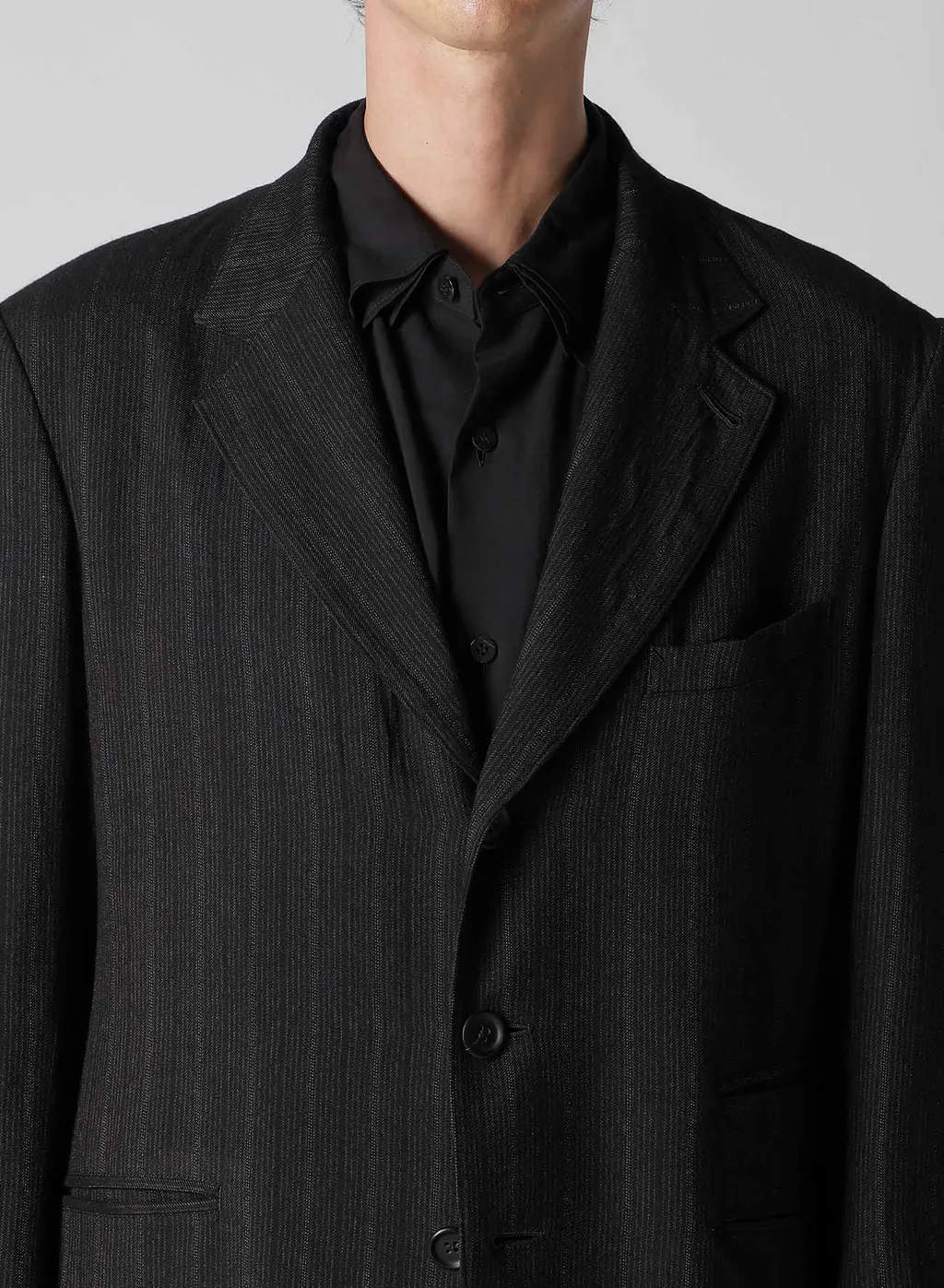 Zip Opened Cuff 3-Button Jacket