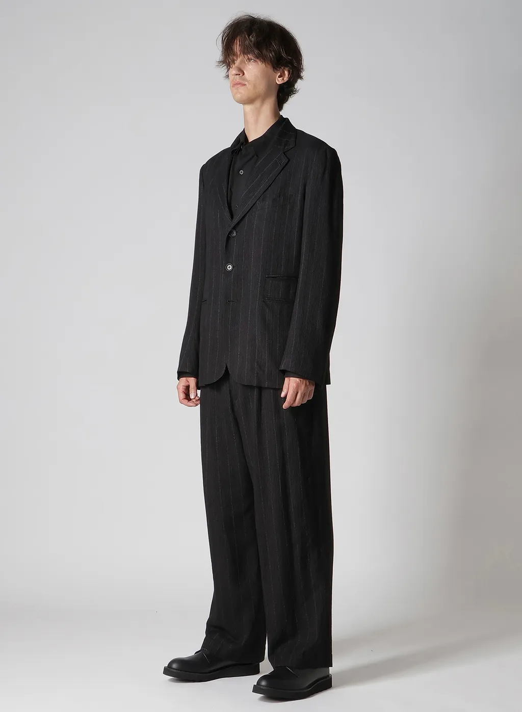Zip Opened Cuff 3-Button Jacket