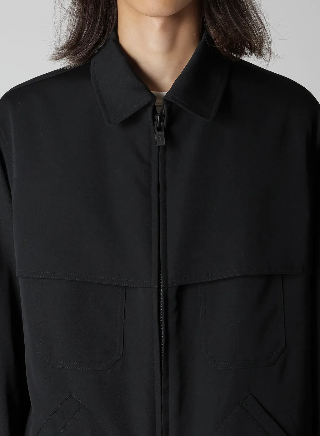 Wool Gabardine Storm Shield Blouson