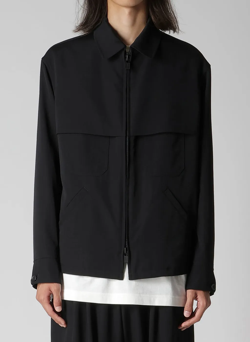 Wool Gabardine Storm Shield Blouson