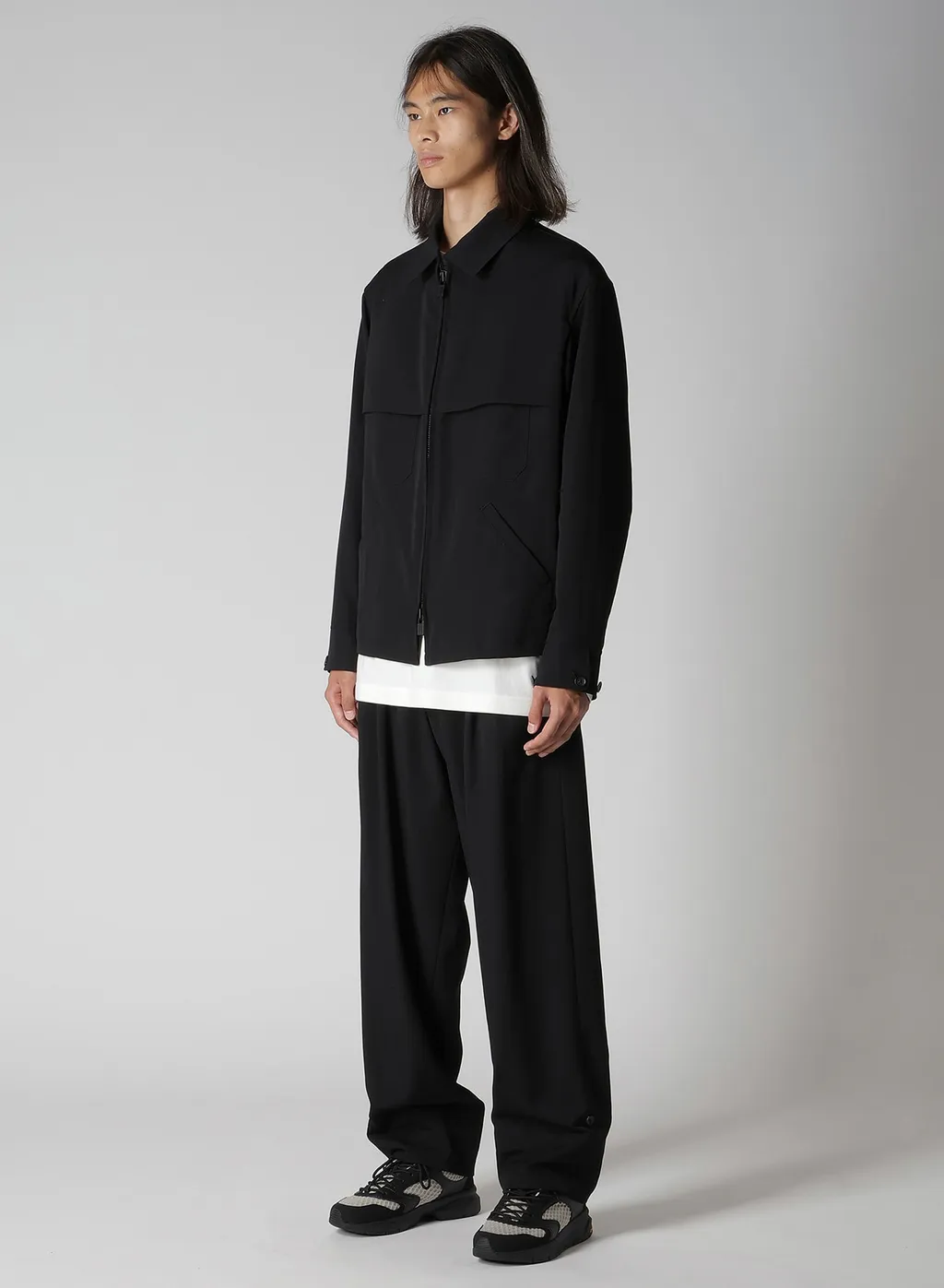 Wool Gabardine Storm Shield Blouson