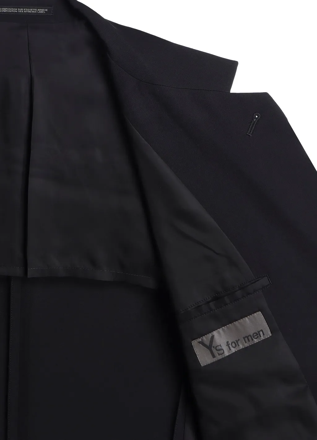 Wool Gabardine Left And Right Change Pocket Jacket