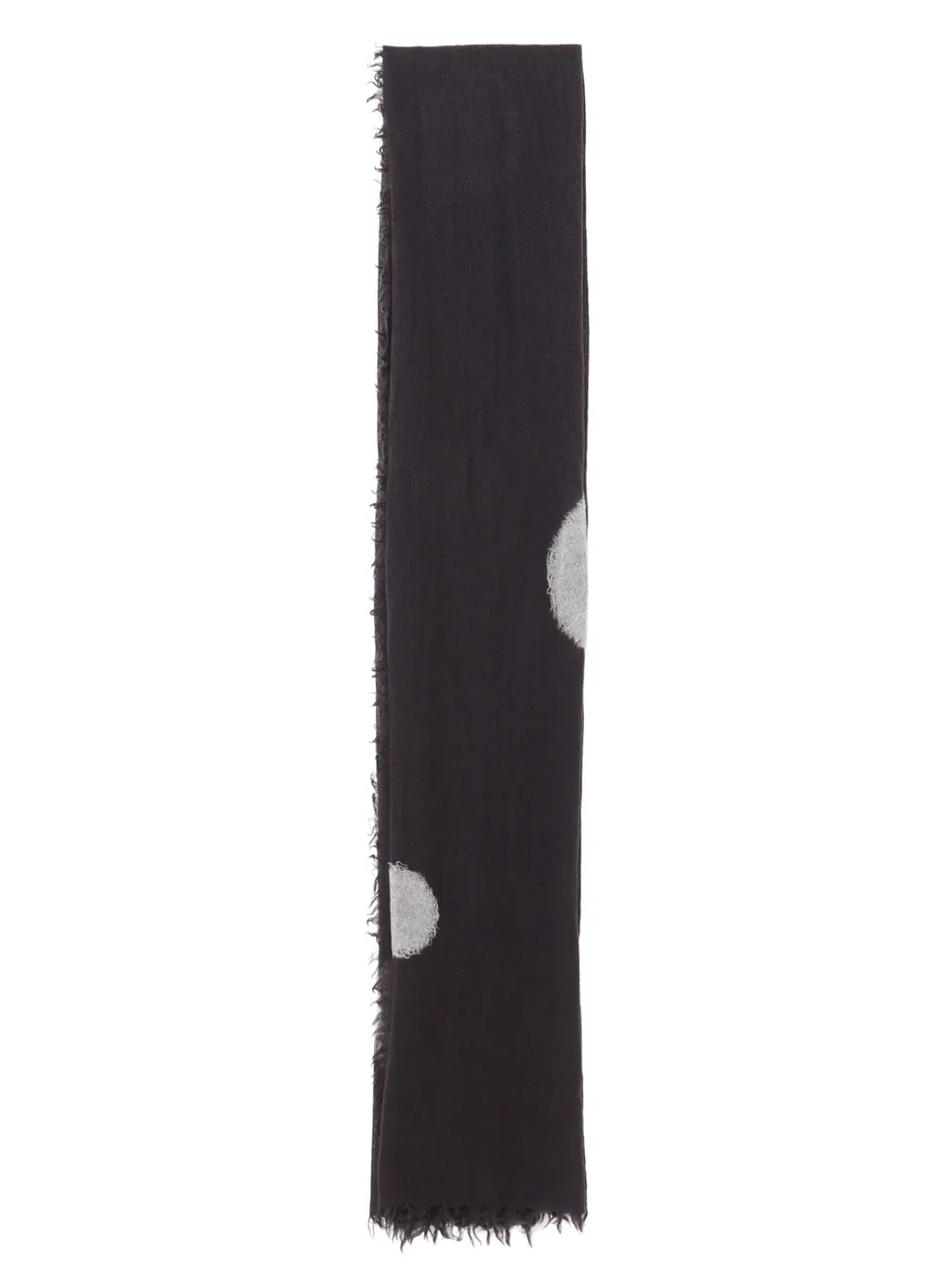 Wool Gauze Needle Punch Dot Stole
