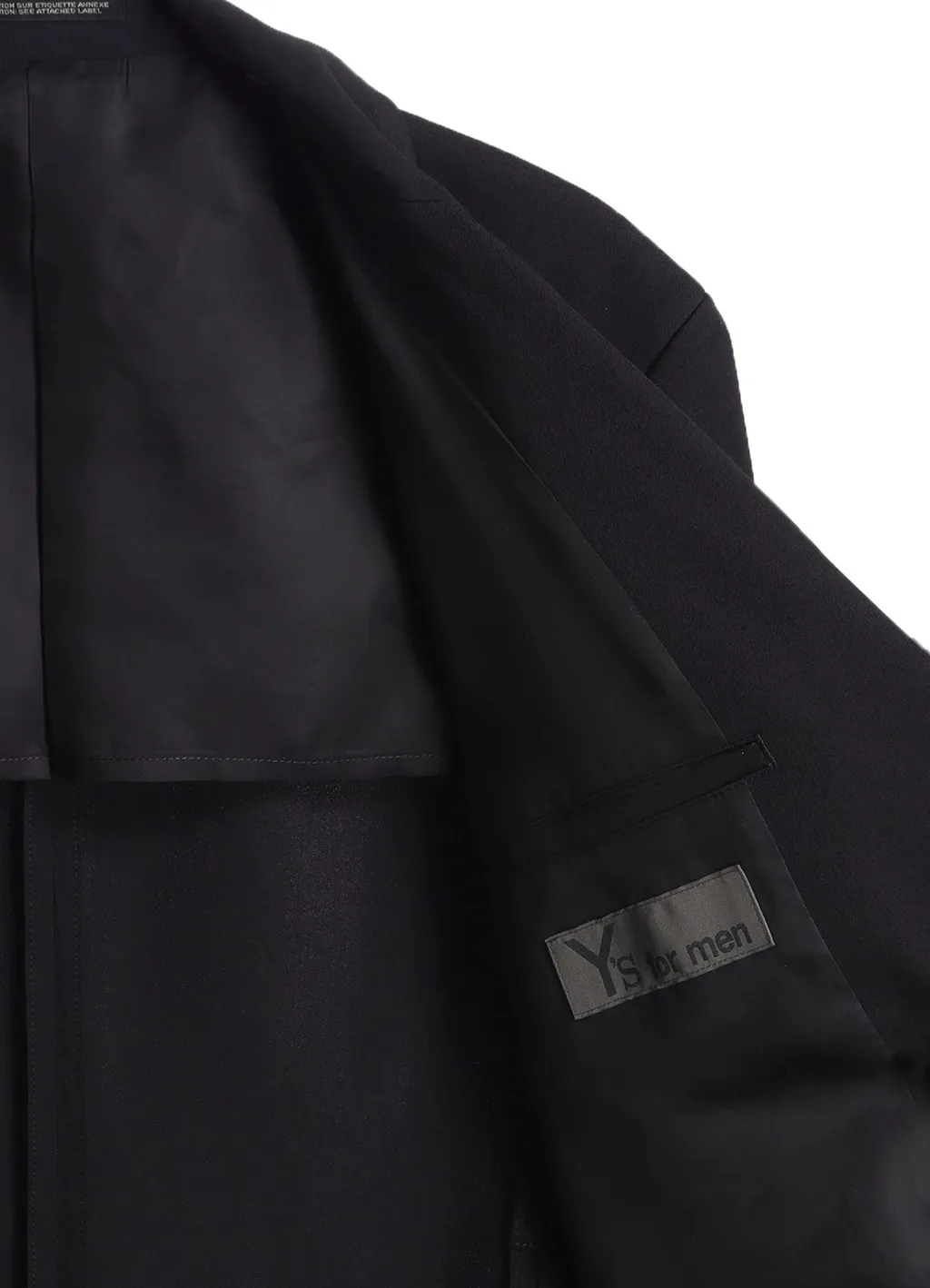 Wool Gabardine Peacked Lapel 2-Button Jacket