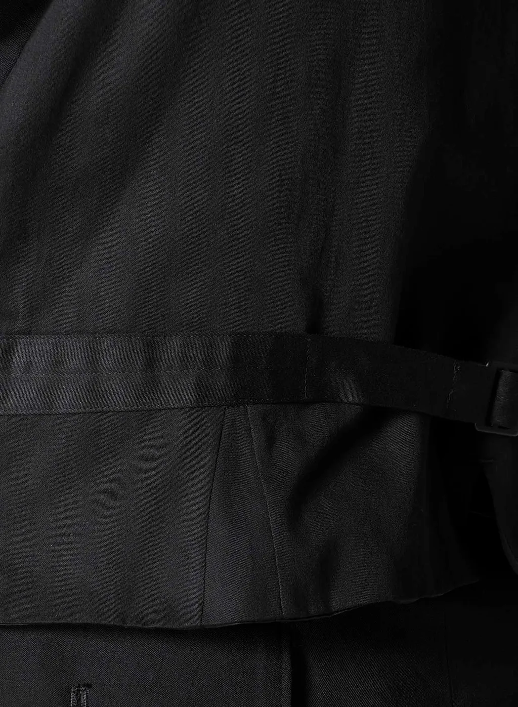 Wool Gabardine Zip Pocket Vest