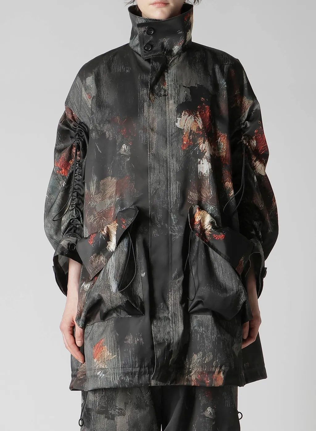 Flower Pt String Coat