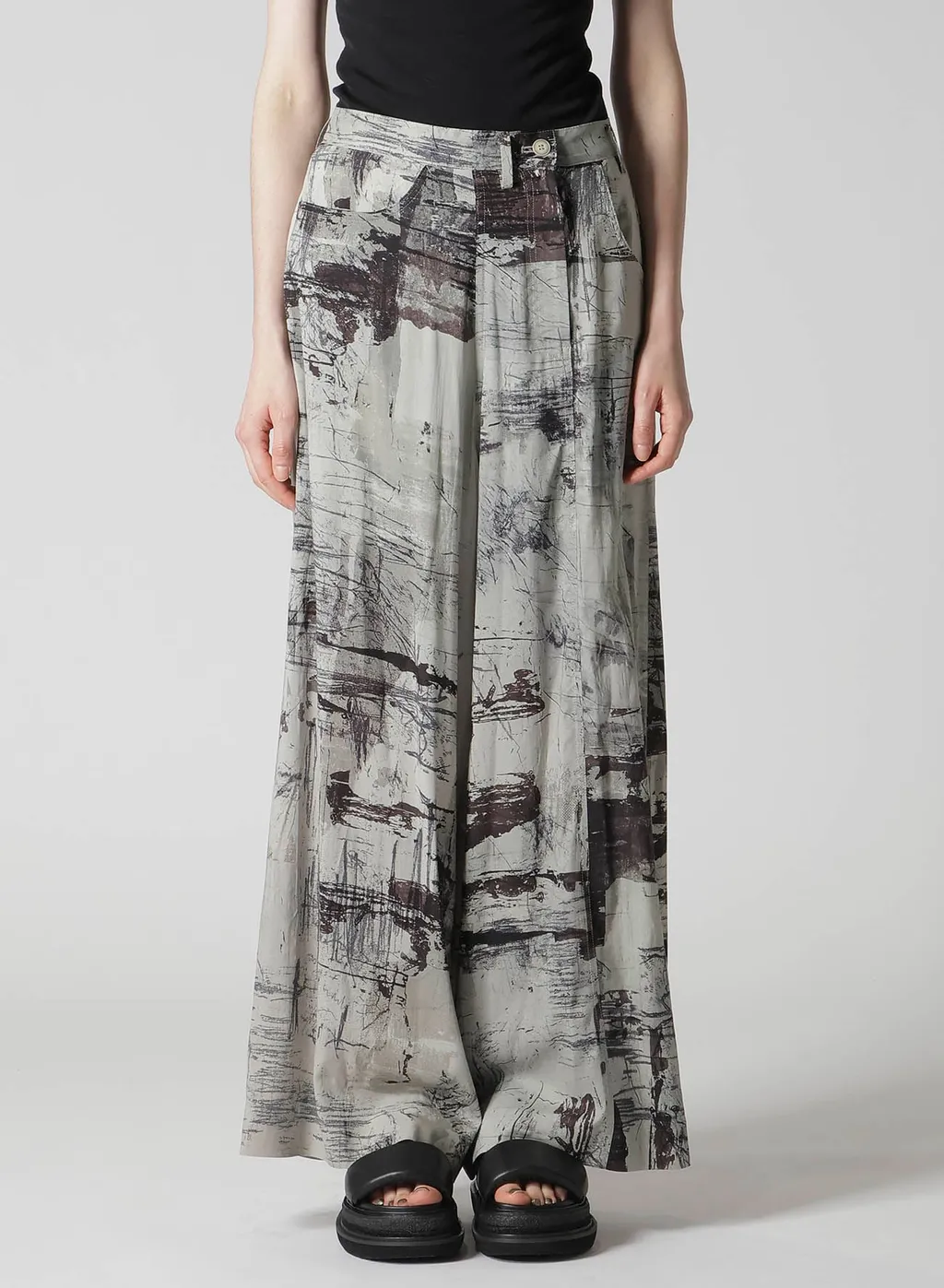 Champs-Elysees Pt Asymmetry Baggy Pants