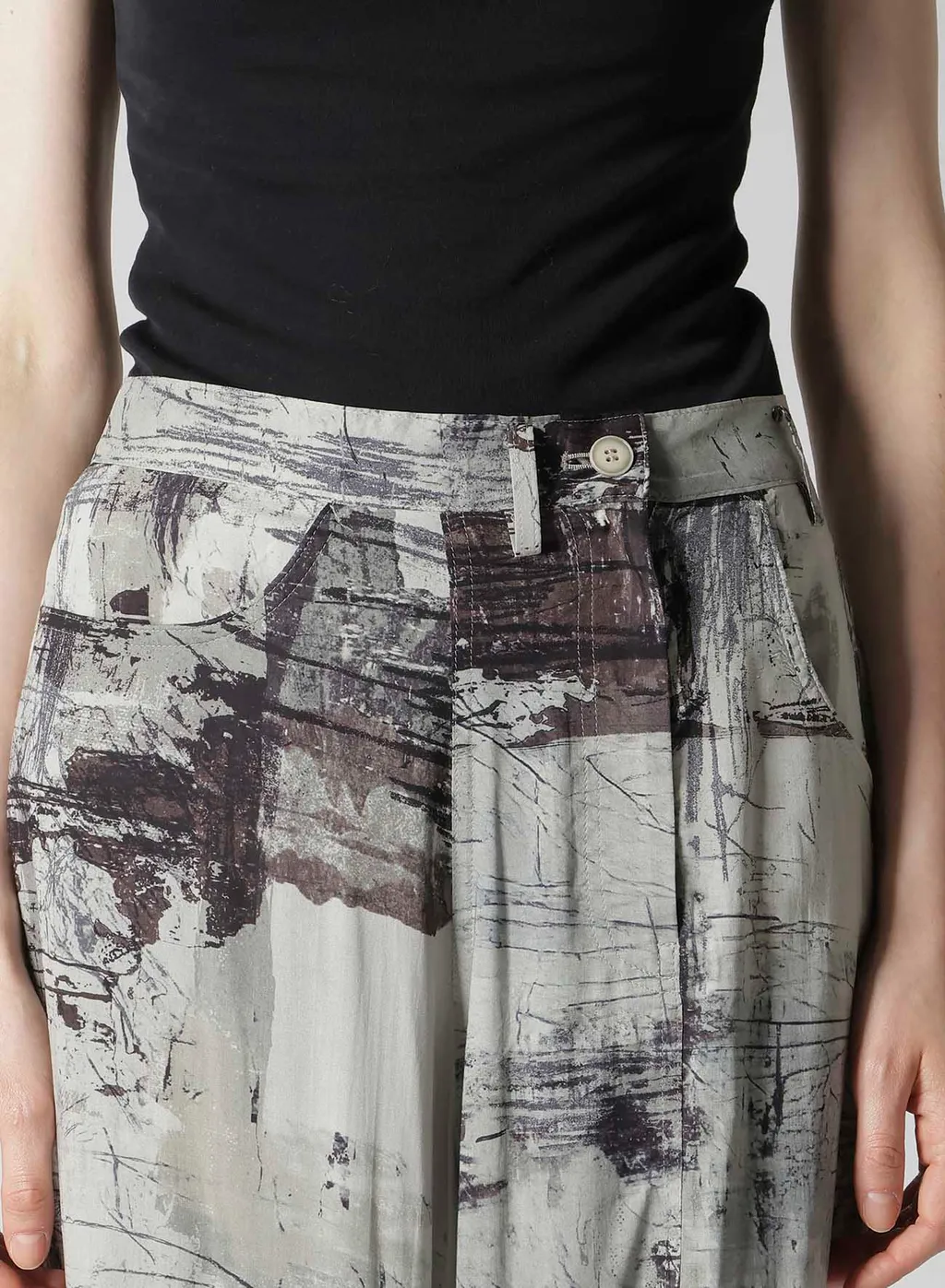 Champs-Elysees Pt Asymmetry Baggy Pants