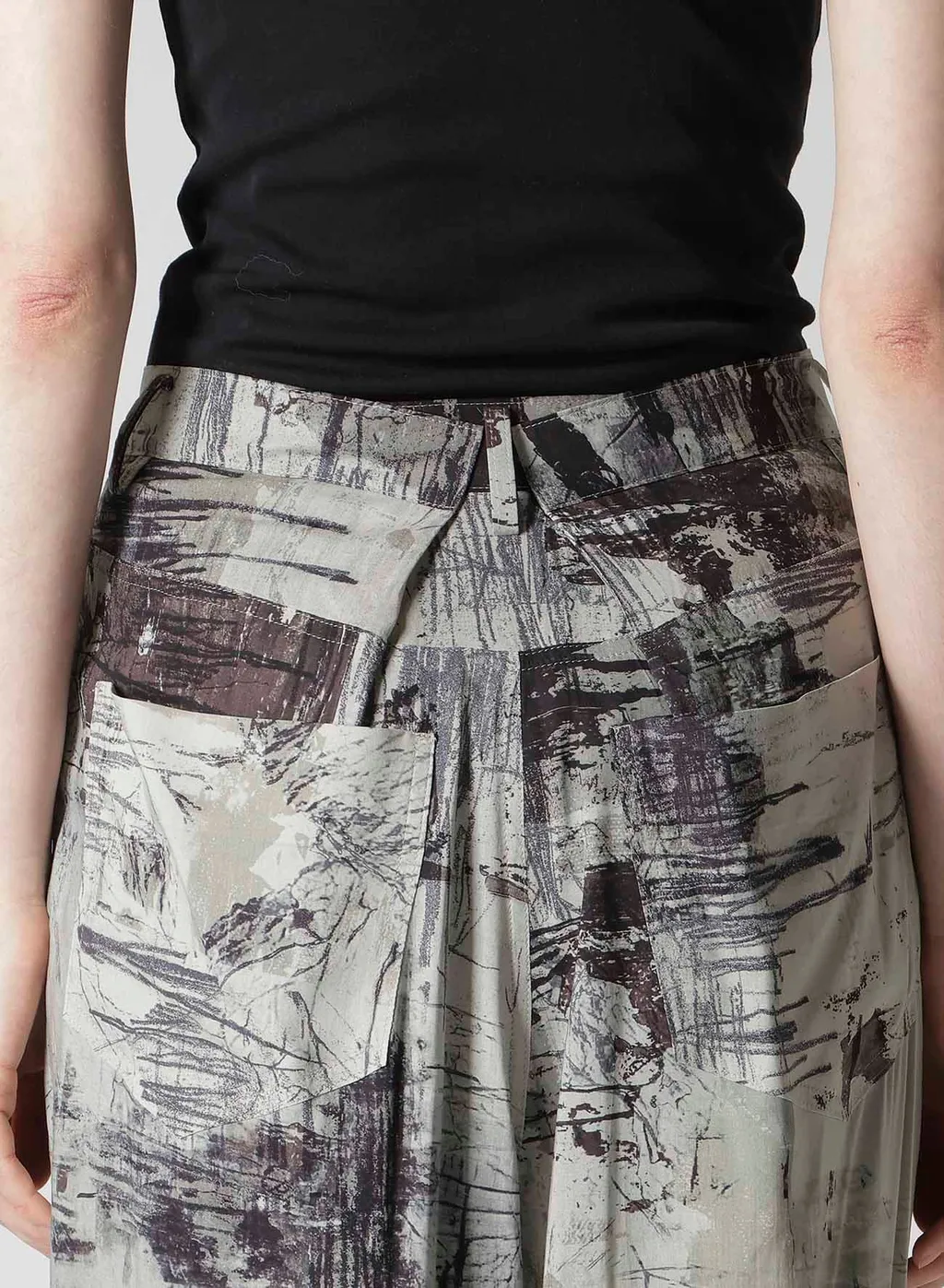 Champs-Elysees Pt Asymmetry Baggy Pants