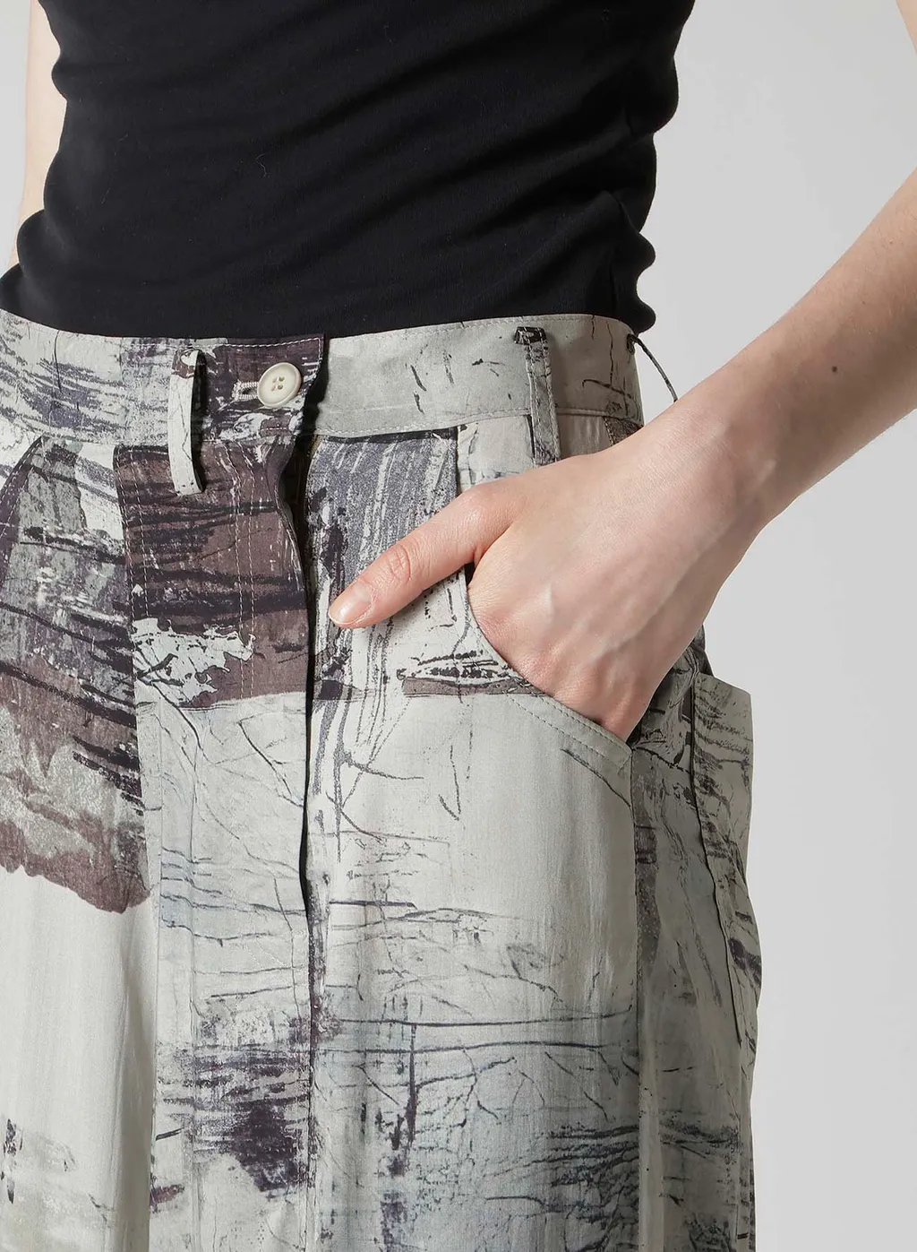 Champs-Elysees Pt Asymmetry Baggy Pants