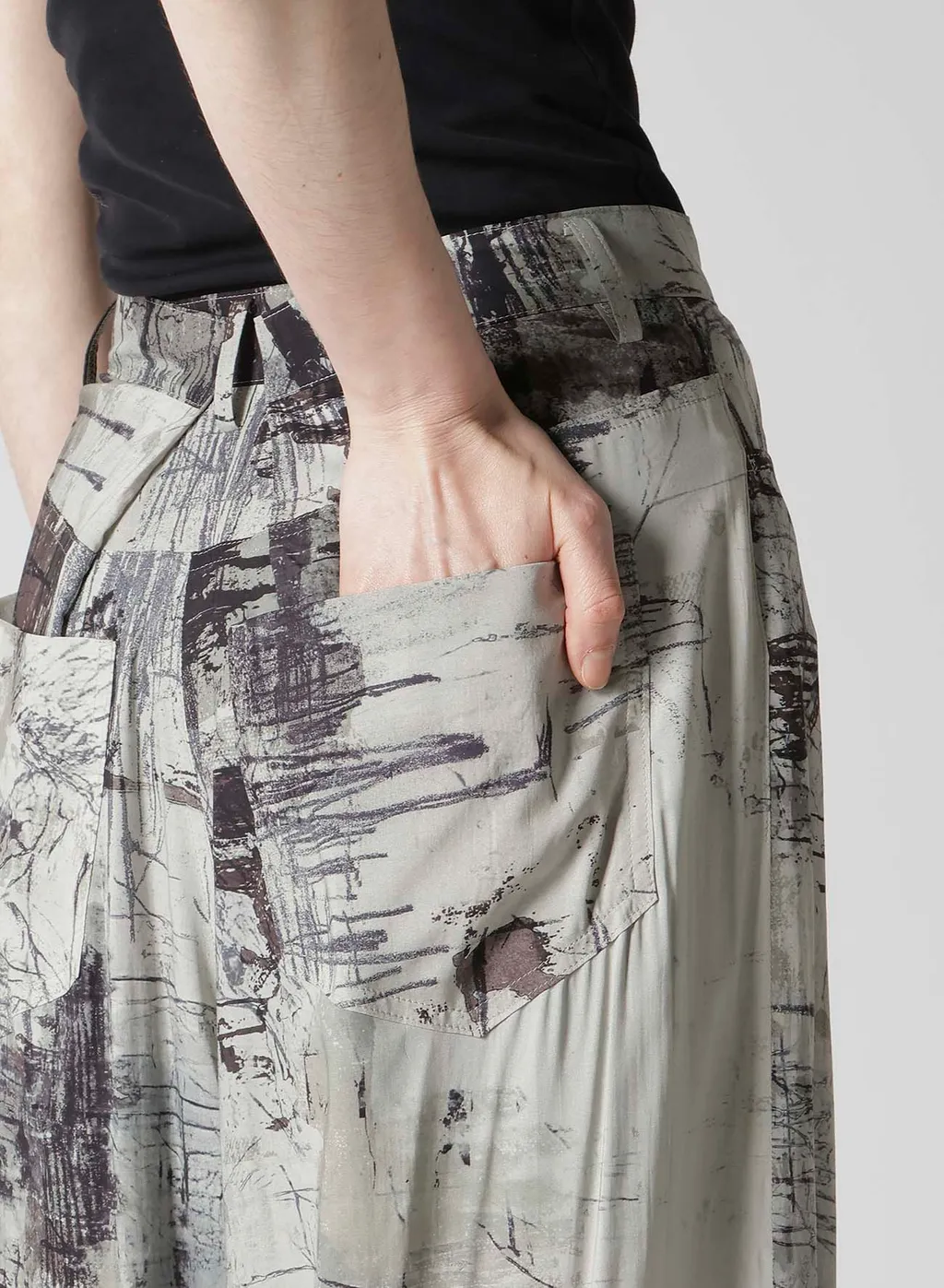 Champs-Elysees Pt Asymmetry Baggy Pants