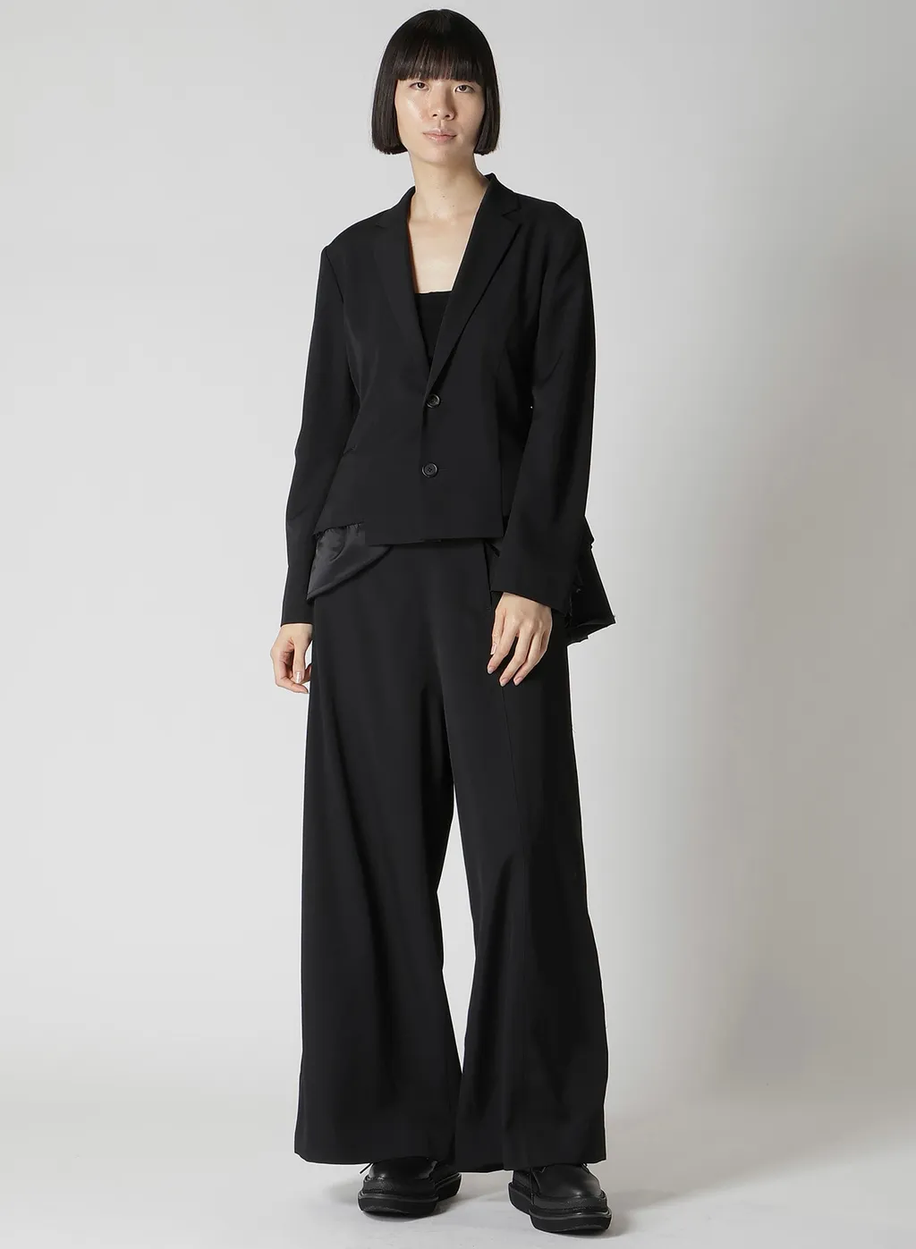 Gabardine Peplum Jacket