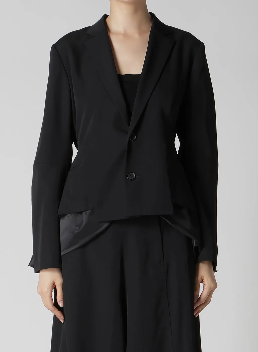 Gabardine Peplum Jacket