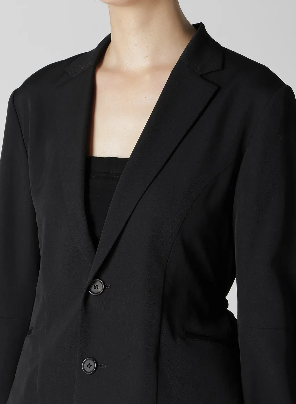 Gabardine Peplum Jacket