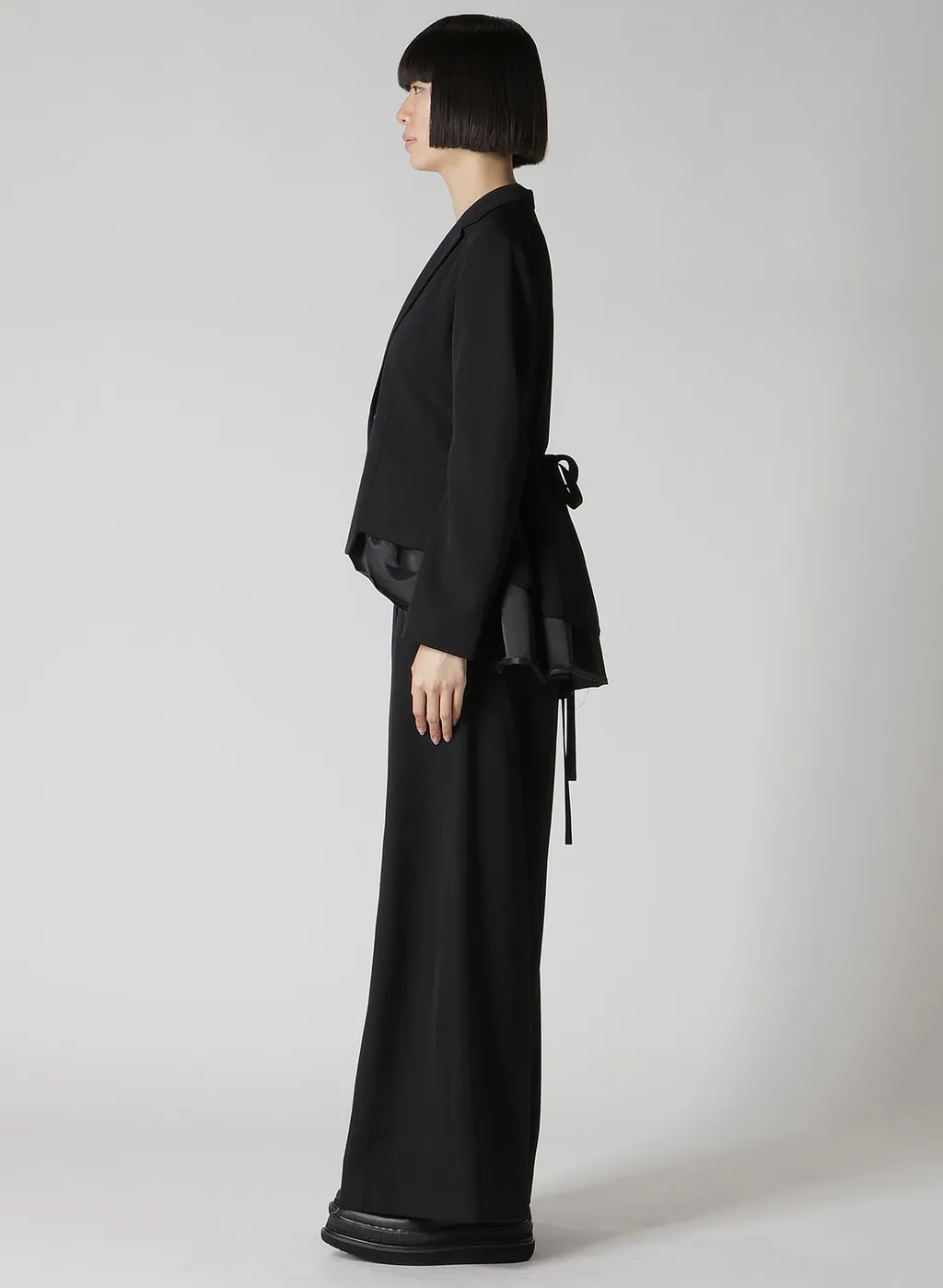 Gabardine Peplum Jacket
