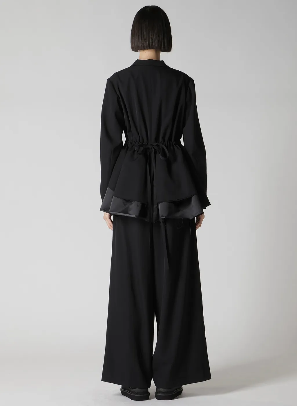 Gabardine Peplum Jacket