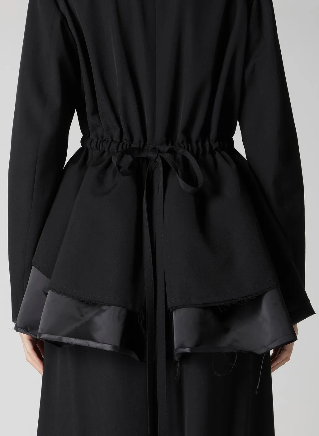 Gabardine Peplum Jacket