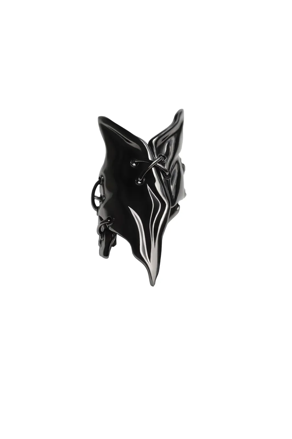 Tin Alloy Gun Metal Armour Ring