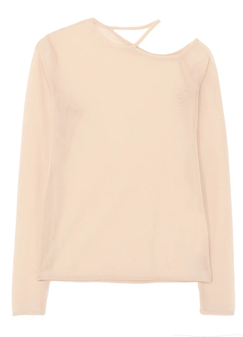 Pe Tulle Cutting Detail Tight Tee