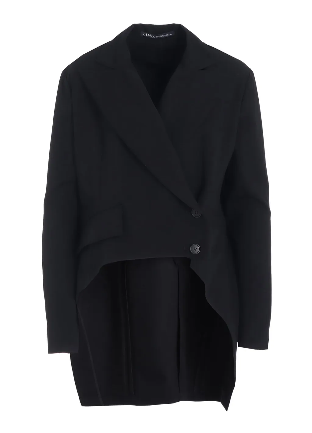 Wool Gabardine Back Long Jacket