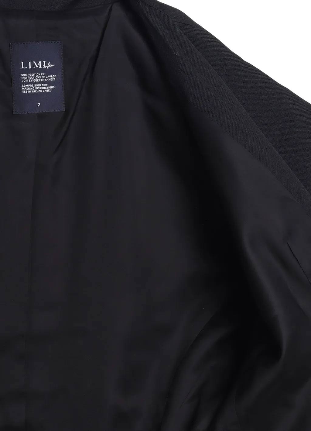 Wool Gabardine Back Long Jacket