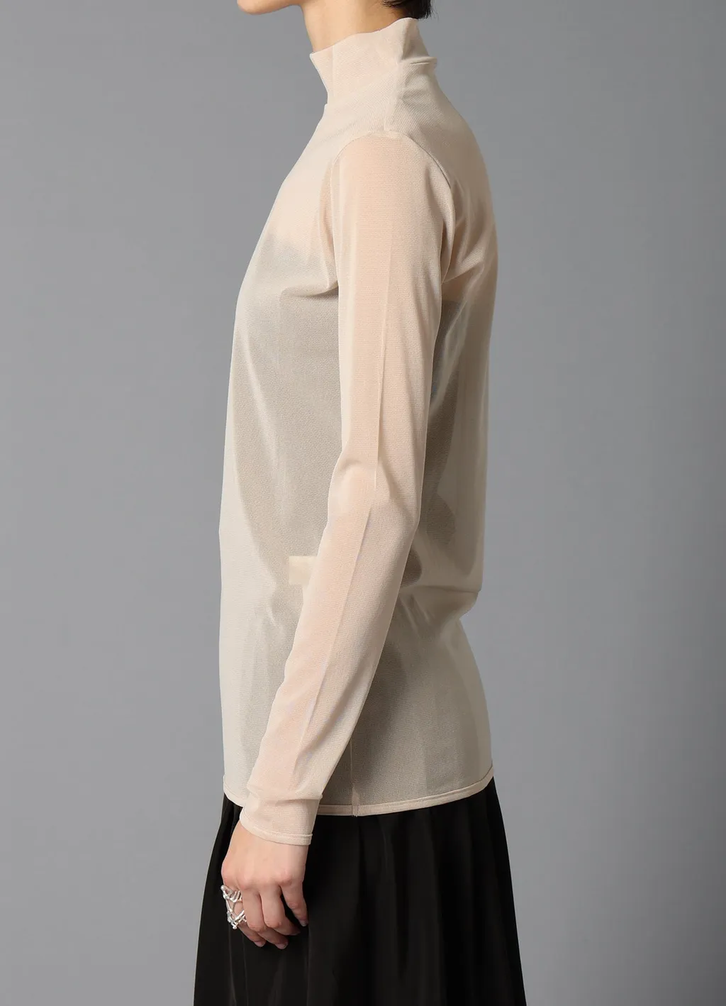 Pe Tulle High Neck Pullover