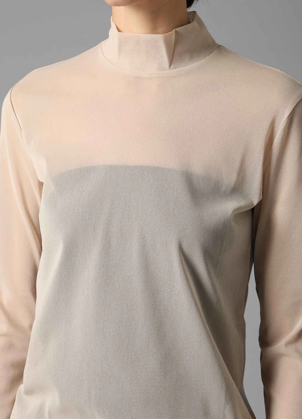 Pe Tulle High Neck Pullover